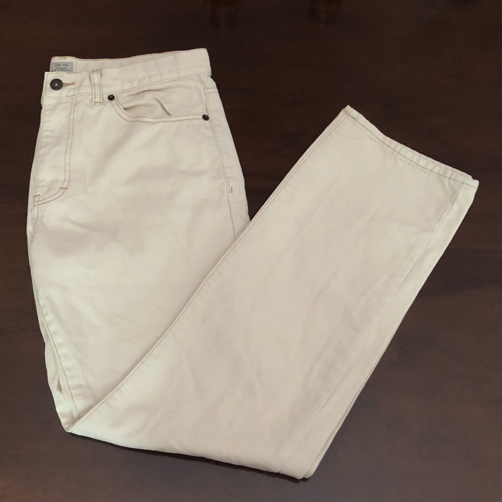 J. Crew Men’s 32x32 Vintage Slim White Jean